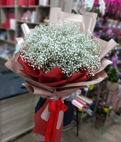 Букет цветов из: Гипсофила в Надзорном